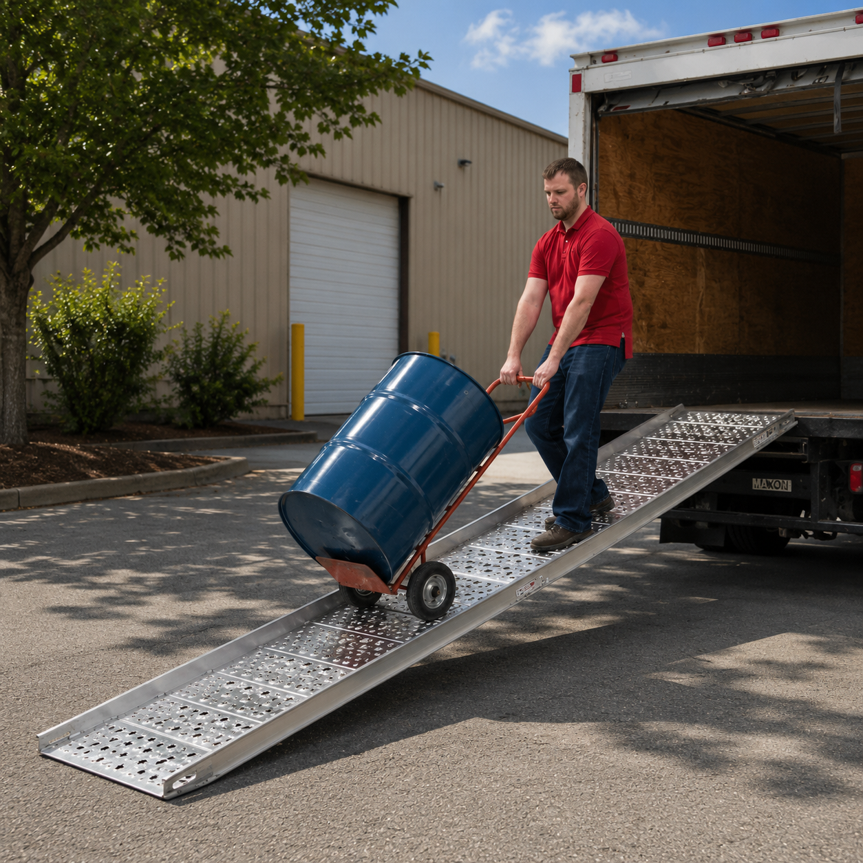 Chained Ramp Auto and Equipment Loading Ramps
