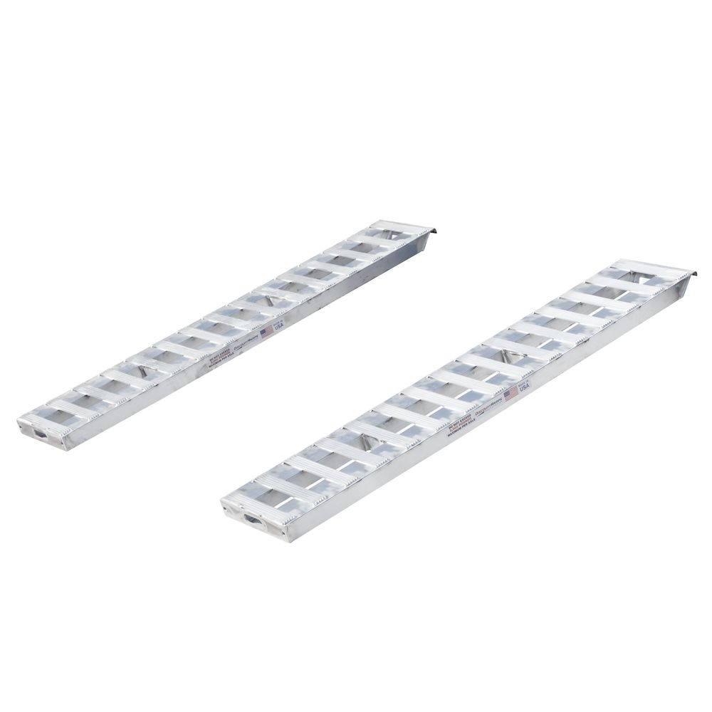 HD Ramps 6' L x 15" W Heavy Equipment Ramps, Hook End, Stub Foot - 8,000 lb. per Axle