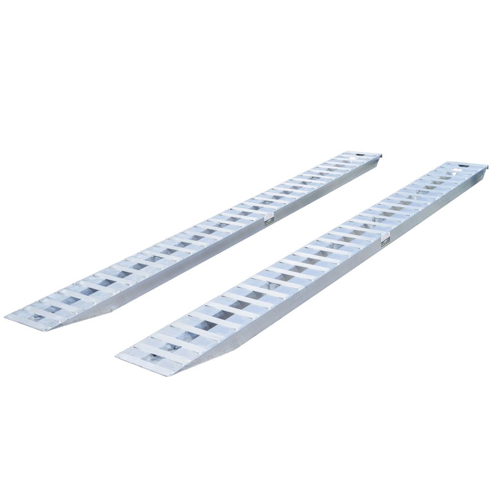 Hd Ramps HD Ramps 14' L X 16' W Aluminum Car Trailer Ramps, Hook End, Knife Foo