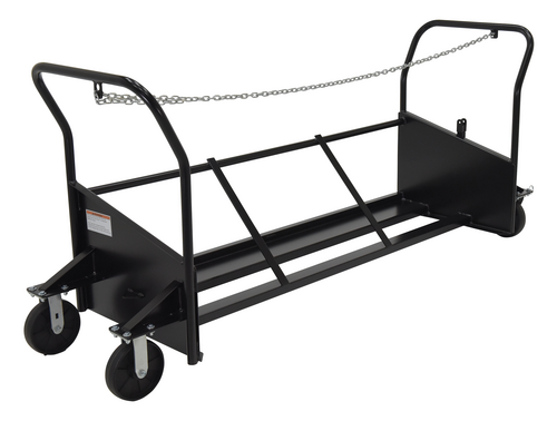 Vestil Steel Trash Can Cart Maximum Capacity 3 64 Gallon Trash Cans