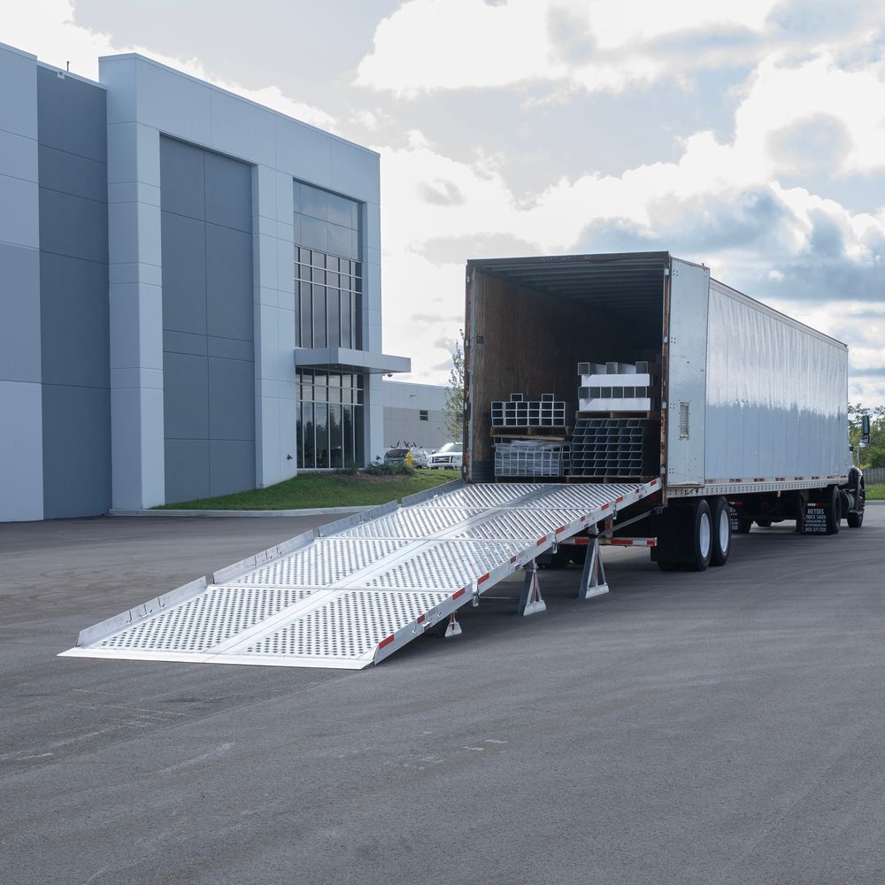 HD Ramps 101" W Aluminum Portable Modular Yard Ramp System