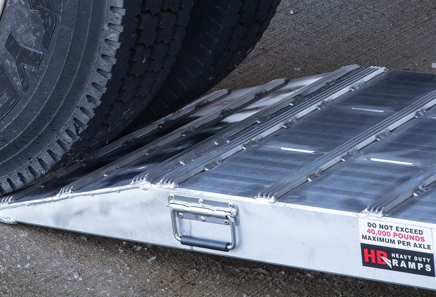 HD Ramps 66" L x 18" W Adjustable Wheel Risers for Single Wheels