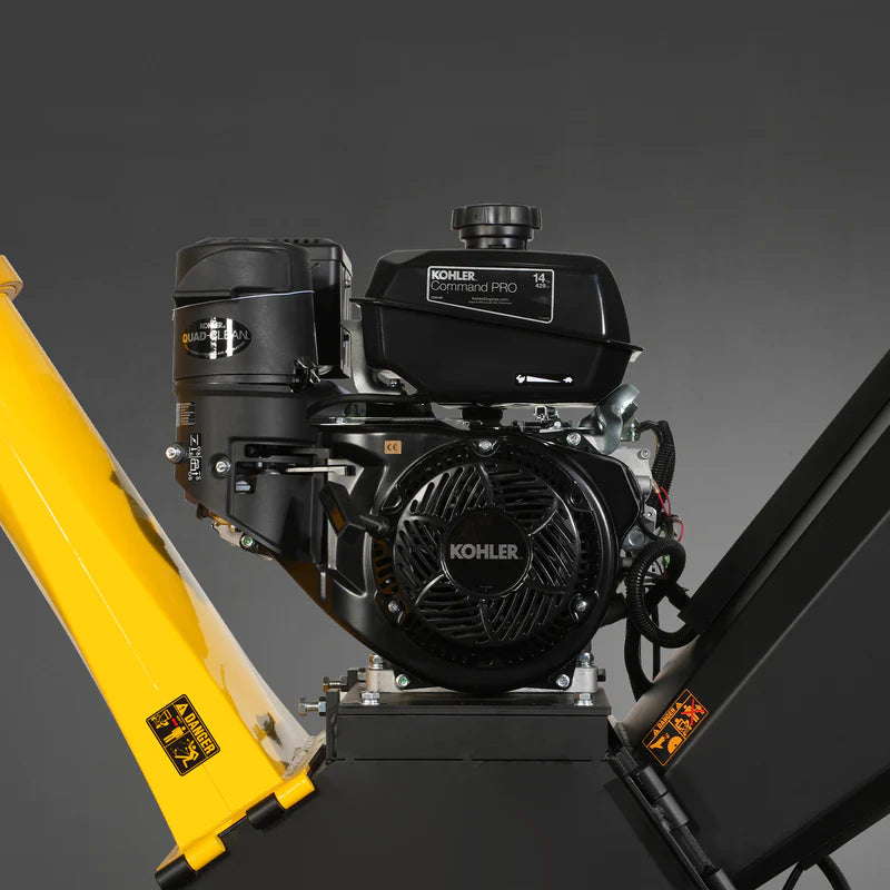 MechMaxx 5 inch E-start KOHLER 429cc Gasoline Engine Powered Wood Chipper, GS1500