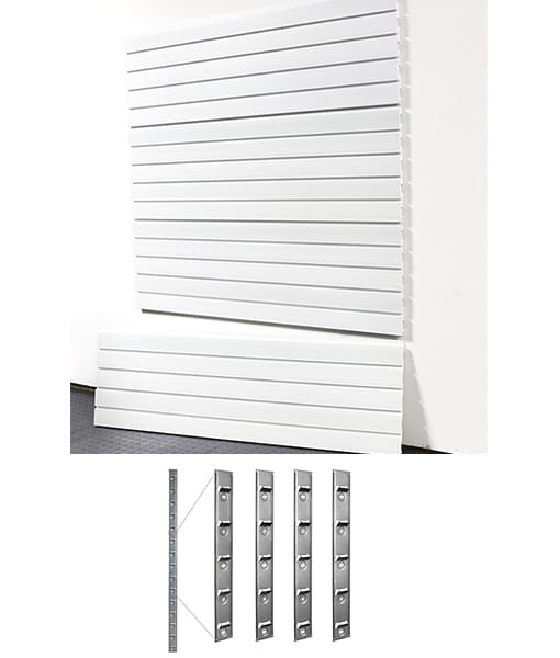 storeWALL 4′ Heavy Duty Slatwall + Installstrips