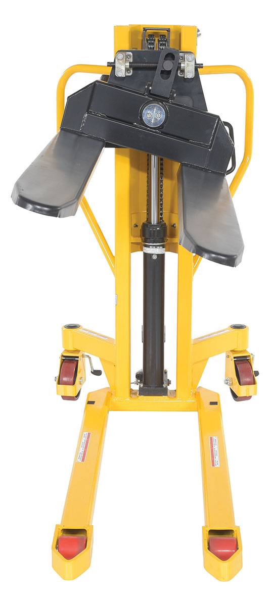 Vestil Steel Lift Tilt Truck 21 in x 45 in Forks 1500 lb Capacity Yellow/Black