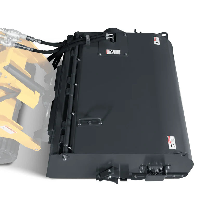 Box Swepeer MechMaxx 40'' Working Width Mini Skid Steer Box Broom Sweeper