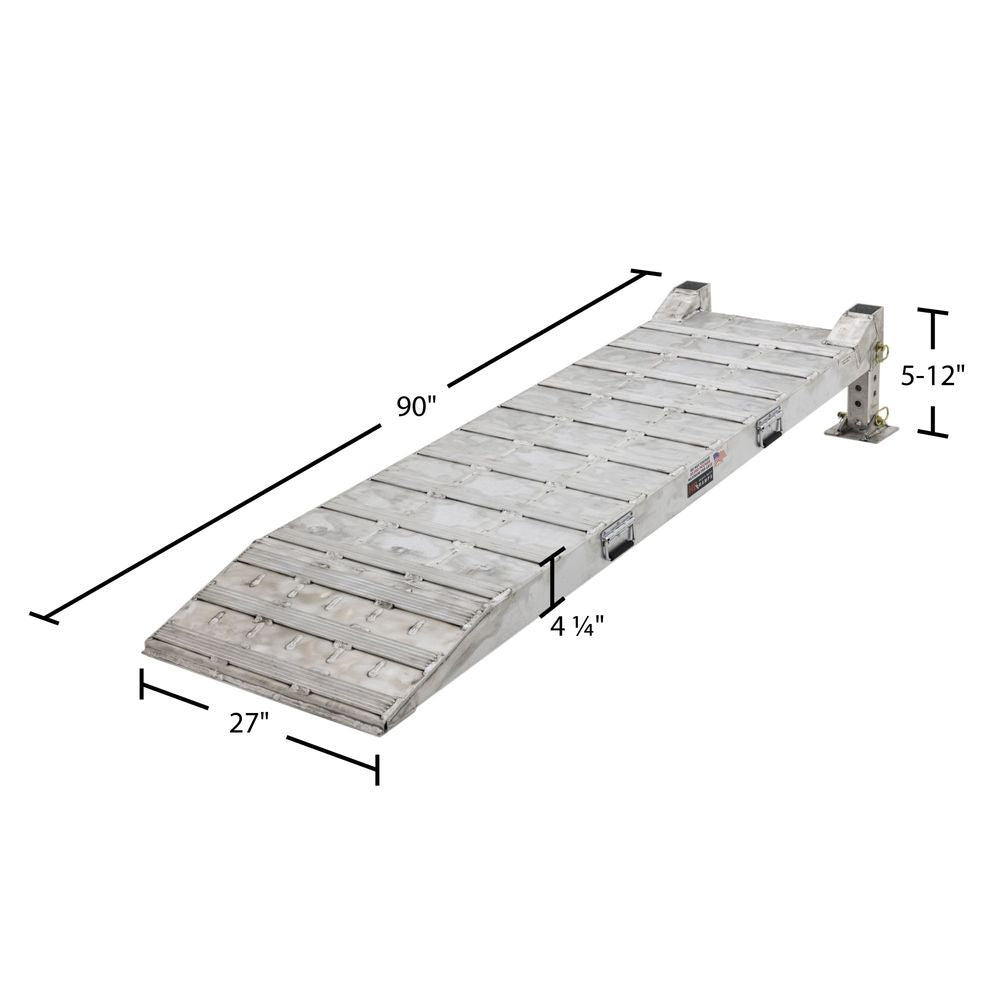 HD Ramps 90" L x 27" W Adjustable Wheel Risers for Dual Wheels