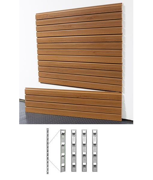 storeWALL 4′ Standard Duty Slatwall + Installstrips
