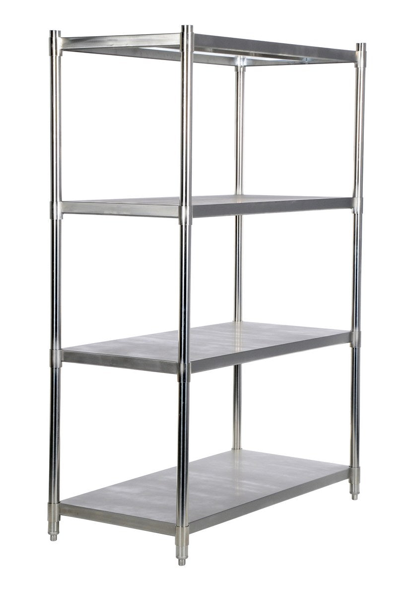 Vestil Stainless Steel Shelving 48 In. x 24 In. 600 Lb. Capacity Brushed Silver