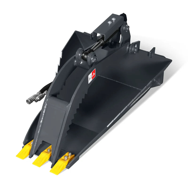 MechMaxx 36'' Max Opening Mini Skid Steer Stump Grapple Bucket