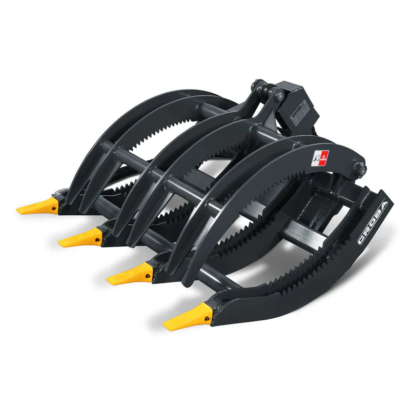 MechMaxx 44'' Mini Skid Steer Timber Grab 24'' Max Opening