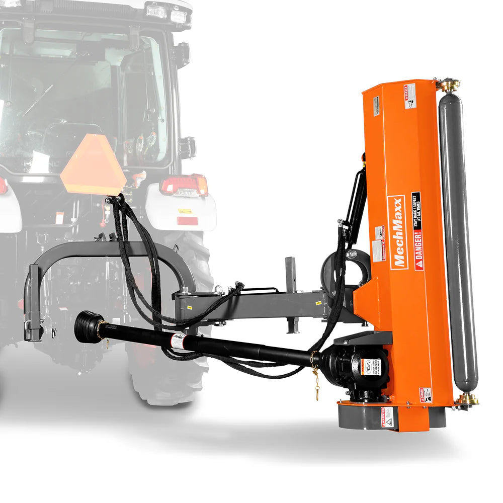 MechMaxx 60" Standard 3Point Offset Flail Ditch Bank Mower, 25-60HP, VAM60