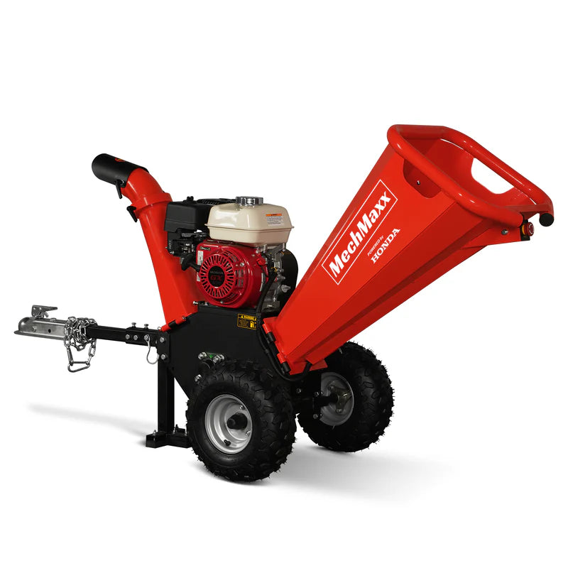 MechMaxx HONDA GX200 Gasoline Engine Powered 4 inch Wood Chipper, GS650