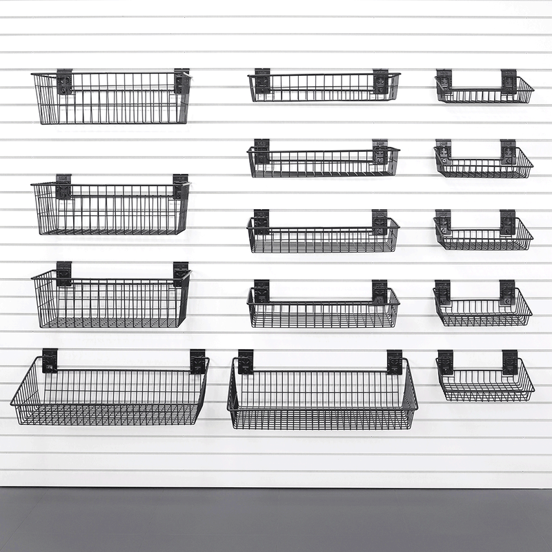 SLATWALL Extra Large Basket Bundle